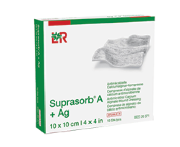 Gạc hút dịch tạo gel - diệt trùng Suprasorb A+Ag