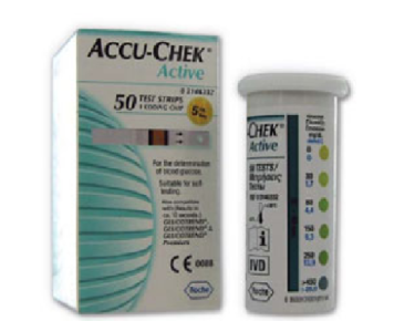 Que thử tiểu đường Accu-Chek Active 25/50