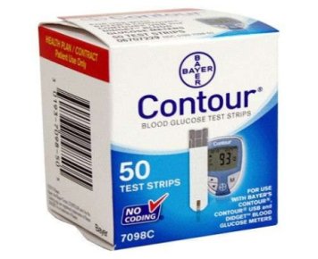 Que thử tiểu đường Contour thường 50 que