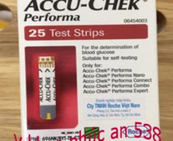 Que thử tiểu đường Accu-Chek Performa 25/50