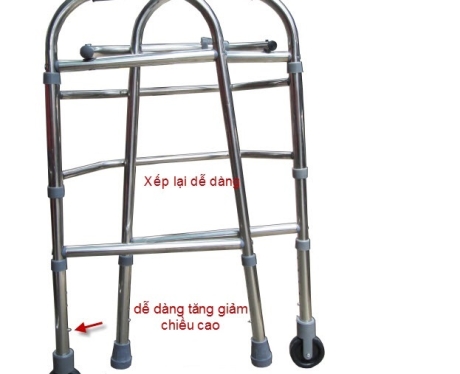 Khung tập đi inox