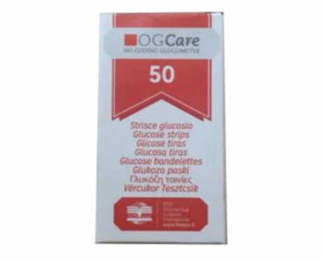 QUE THỬ ĐƯỜNG HUYẾT OG CARE 50