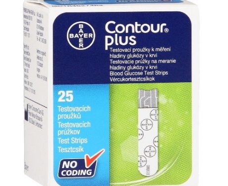QUE THỬ ĐƯỜNG HUYẾT CONTOUR PLUS 25