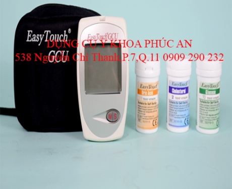 MÁY ĐO ĐƯỜNG HUYẾT 3 TRONG 1 EASYTOUCH GCU