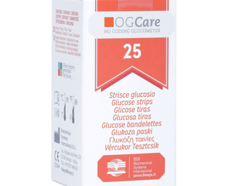 QUE THỬ ĐƯỜNG HUYẾT OG CARE 25